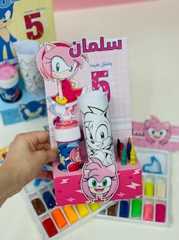 الببلز والالوان سونيك زهري